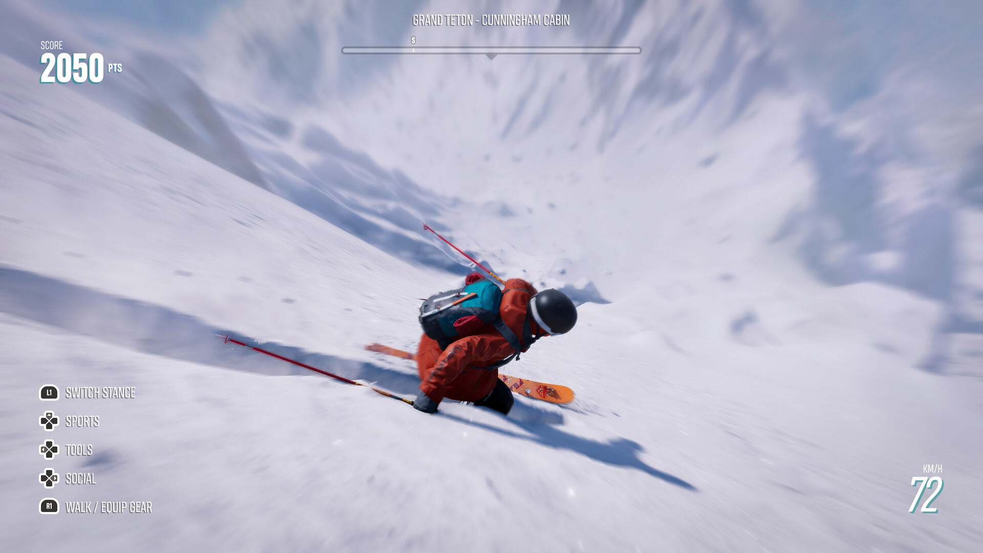 Le montagne innevate di Riders Republic. Immagine: Ubisoft.