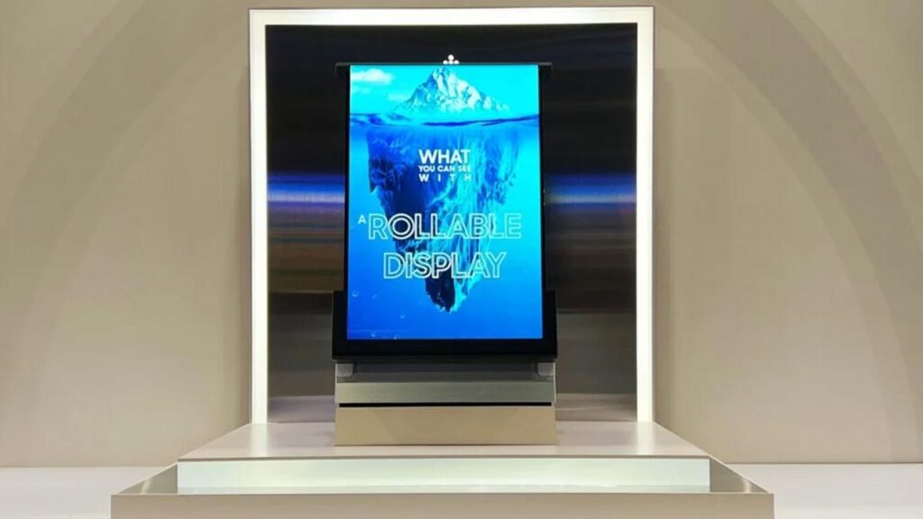 Samsung rivela Rollable Flex: l’OLED arrotolabile da 12,4 pollici Samsung Rollable Flex