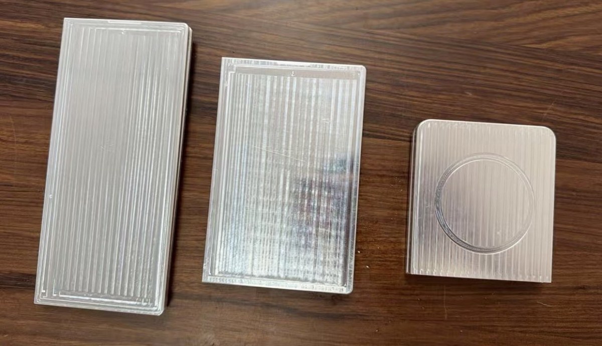 Samsung Galaxy Z Fold8, Z Fold8 Wide, and Z Flip8 dummy units surface