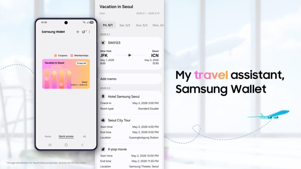 Samsung Wallet Trips