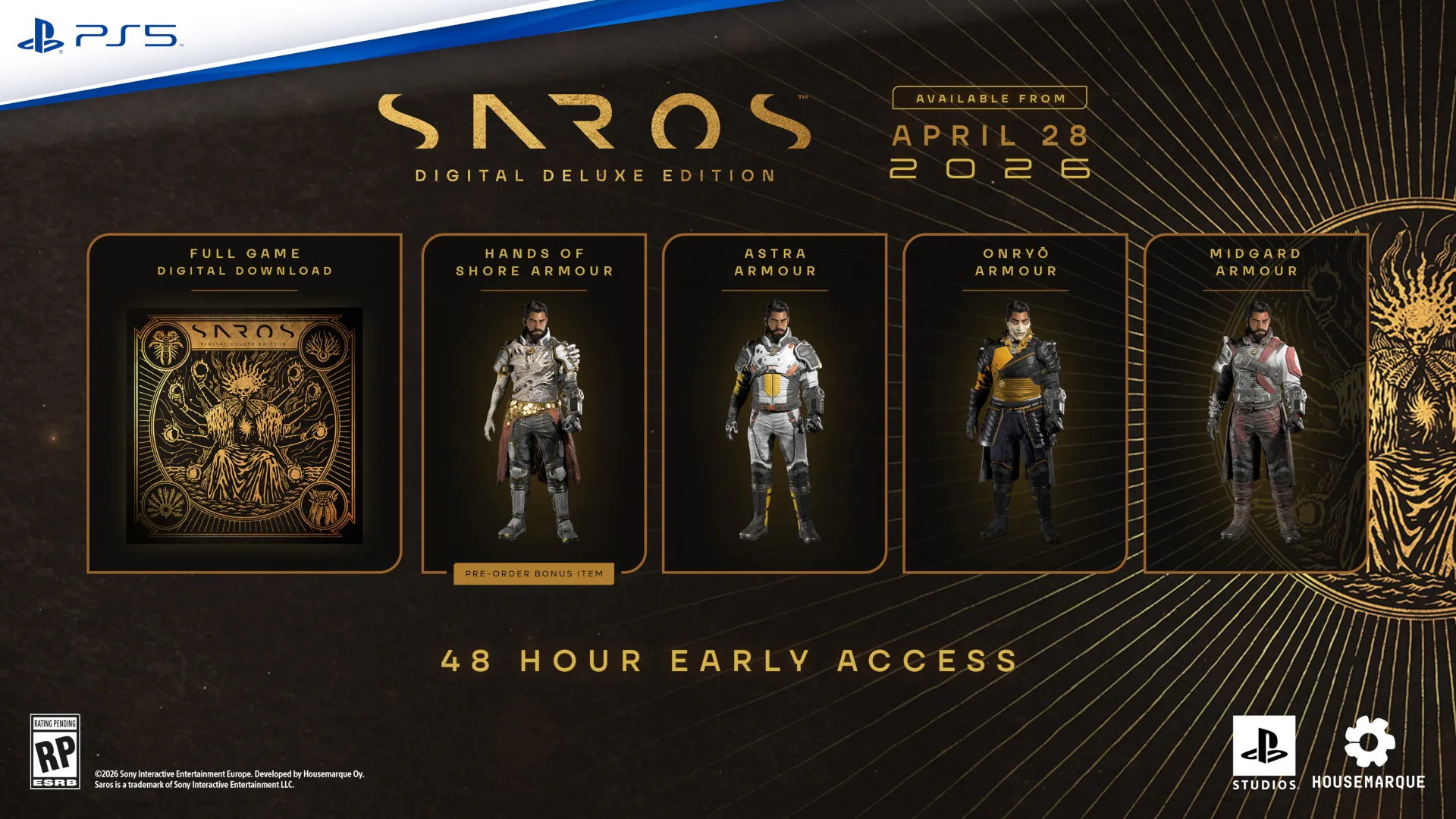 Contenuti della Digital Deluxe Edition — Saros.