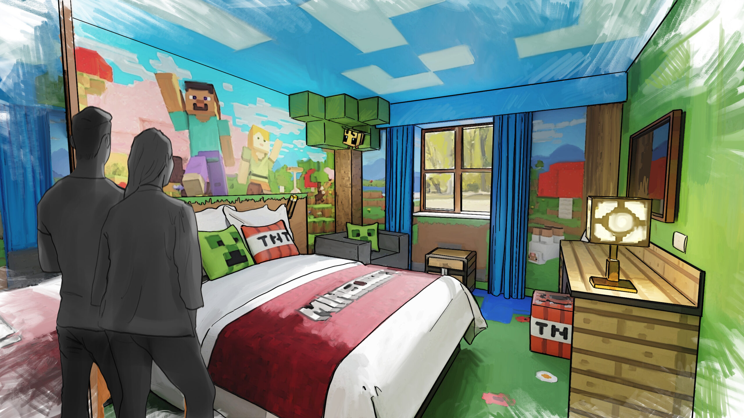 Minecraft World avrà il primo hotel ufficiale e una montagna russa nel Nether — immagine 2