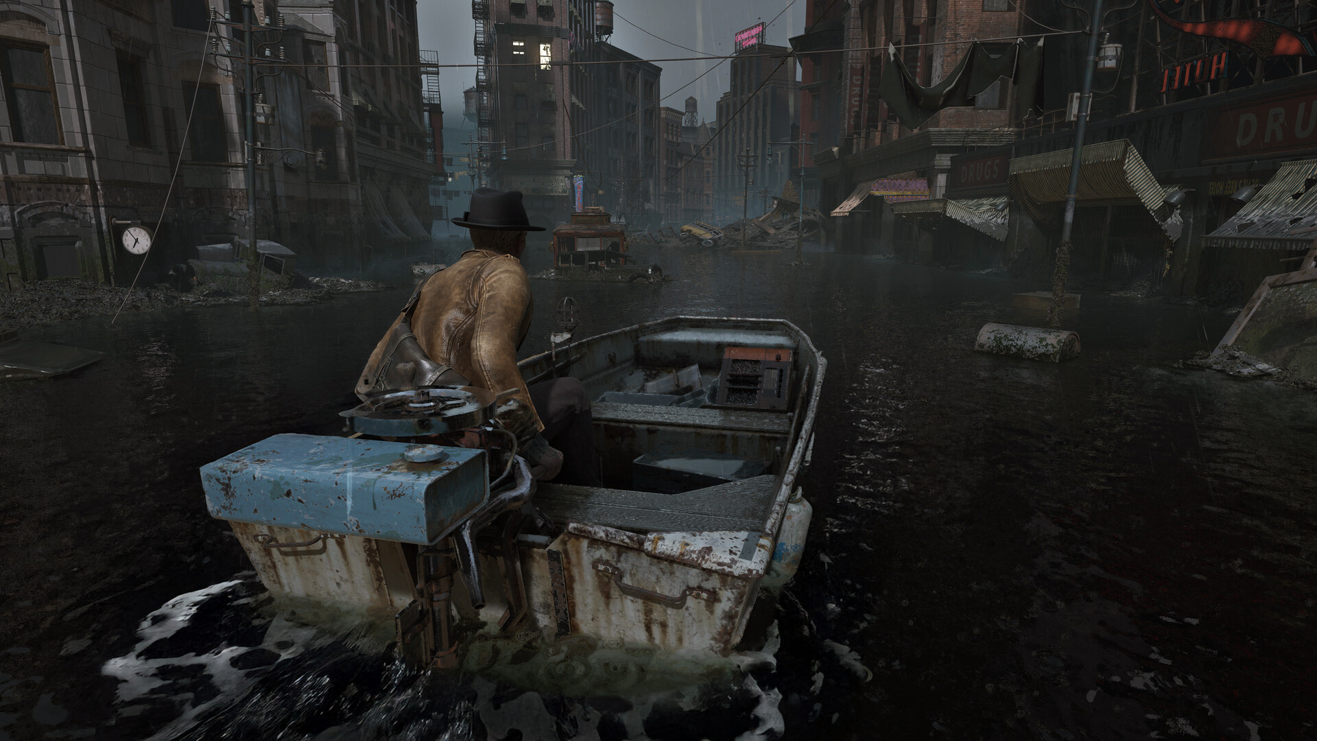 Le strade di Arkham nel gioco — The Sinking City 2.