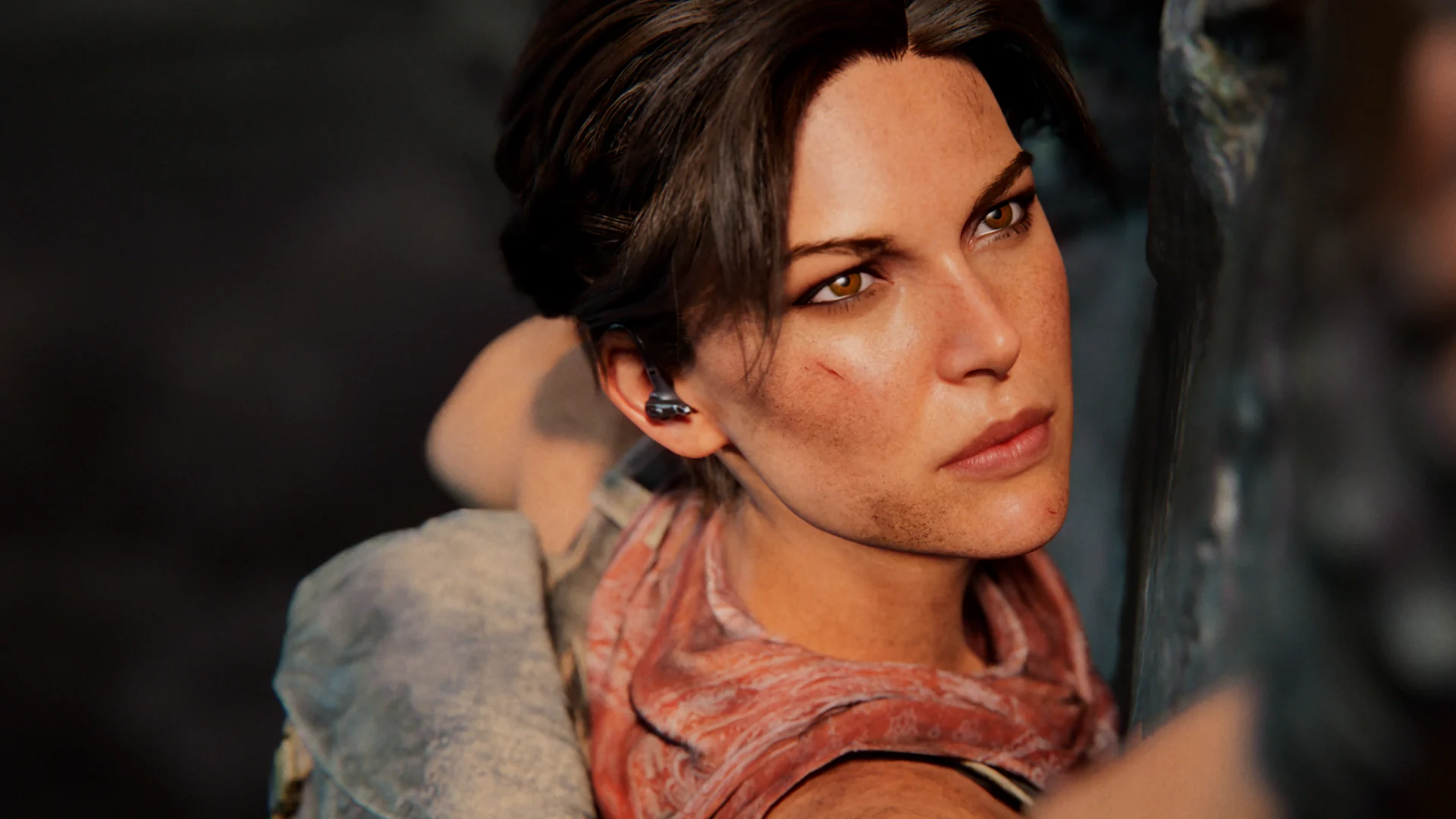 Lara nell’illustrazione ufficiale Catalyst — Tomb Raider: Catalyst.