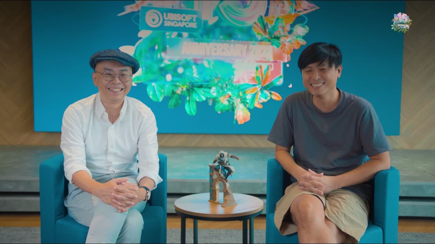 Due sviluppatori nello studio Ubisoft Singapore in un video ufficiale