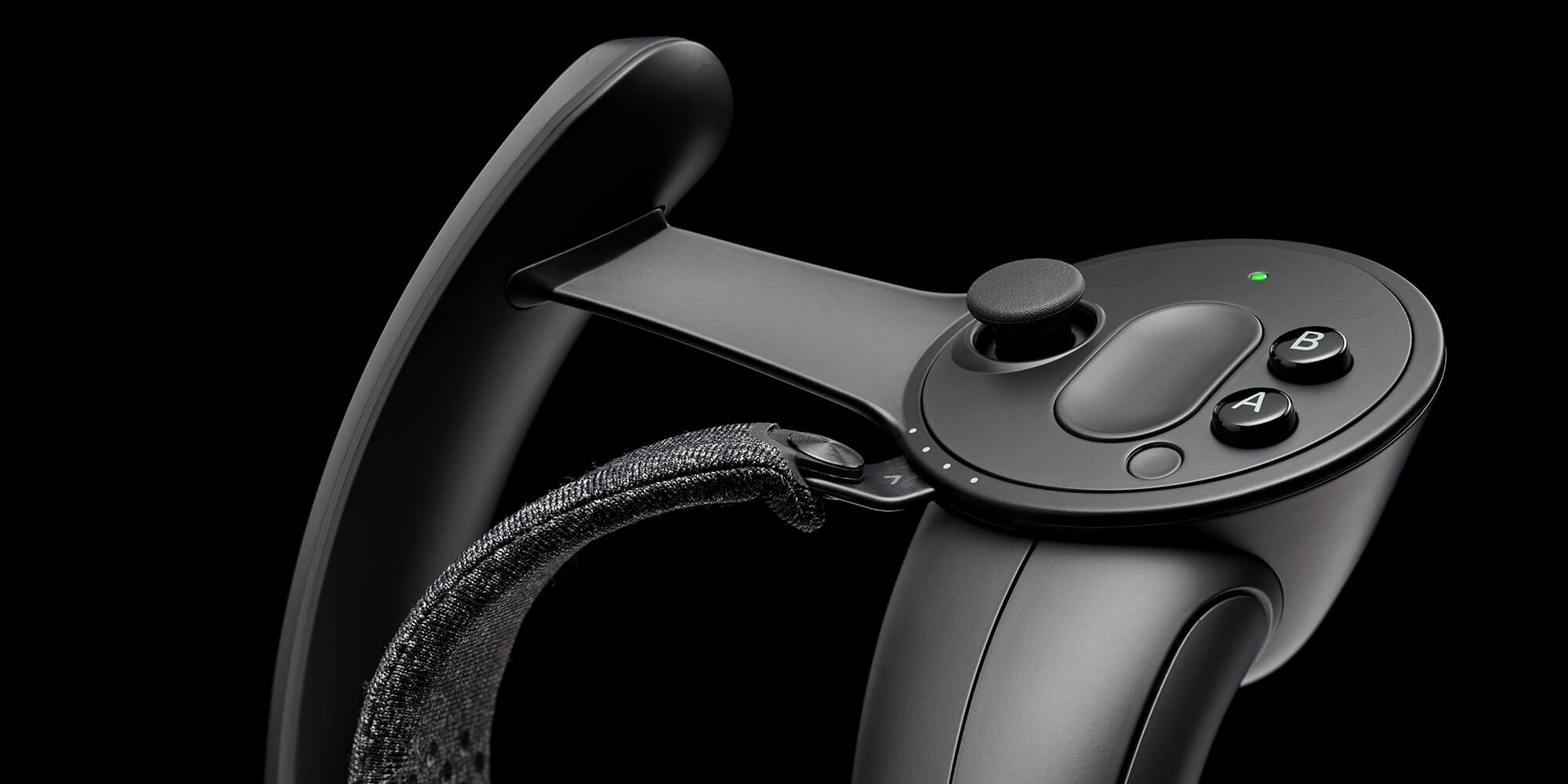 Dettaglio di un controller Valve Index, immagine ufficiale Valve