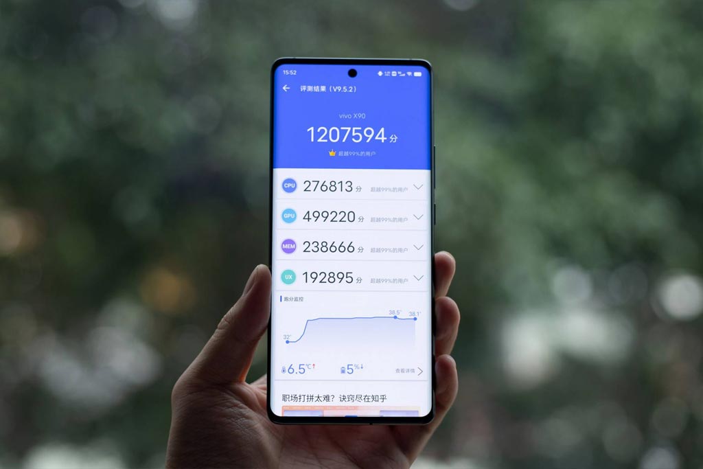 VIVO X90: punteggio AnTuTu