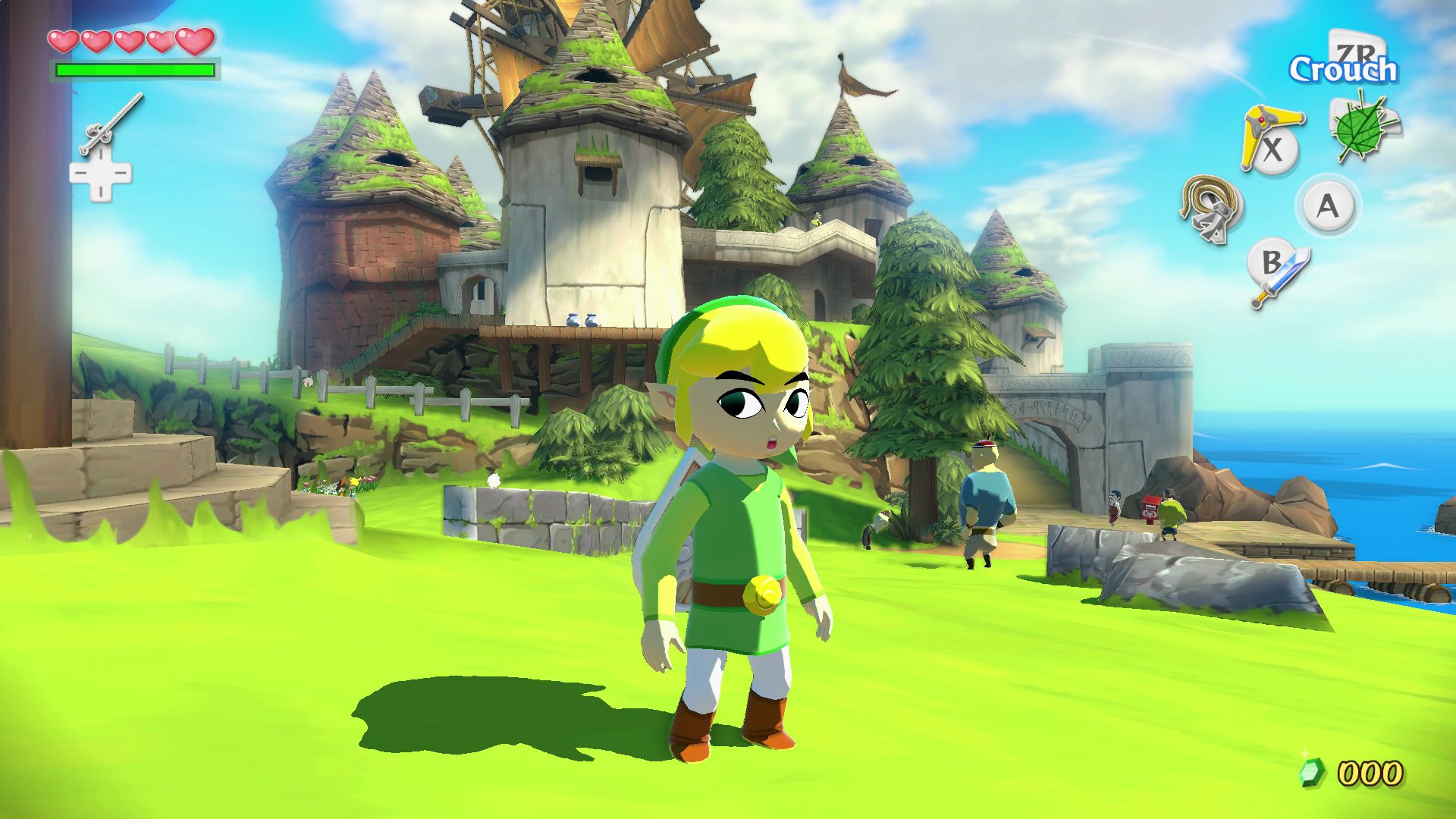 Link a Taura in The Legend of Zelda The Wind Waker HD, schermata ufficiale Nintendo