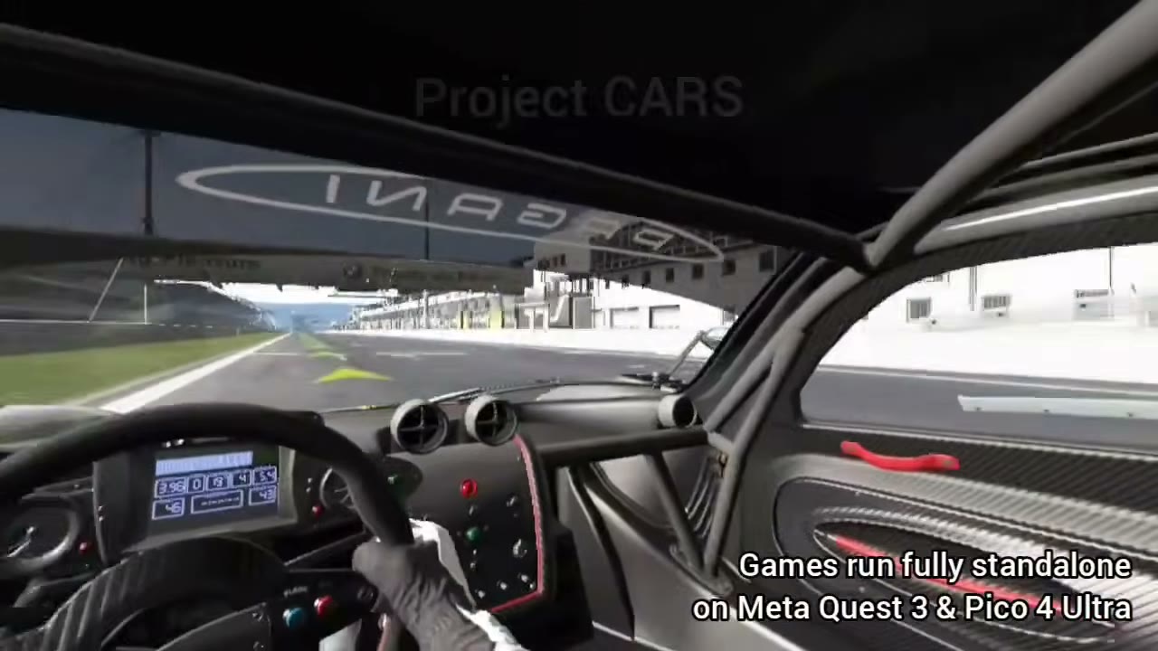 Project CARS mostrato in esecuzione standalone nel video di WinlatorXR