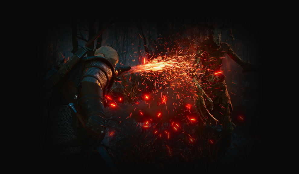 Combattimento in The Witcher 3 Remastered