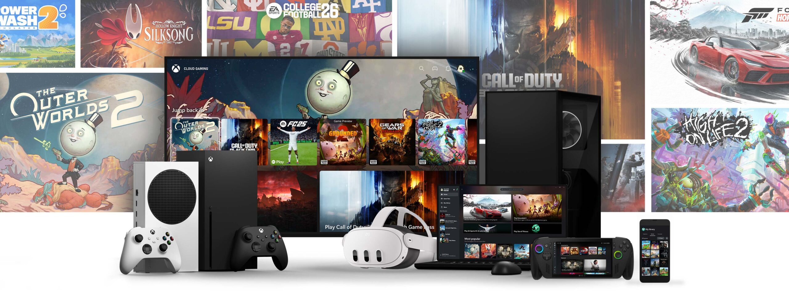 Xbox Game Pass disponibile su console, PC e dispositivi compatibili