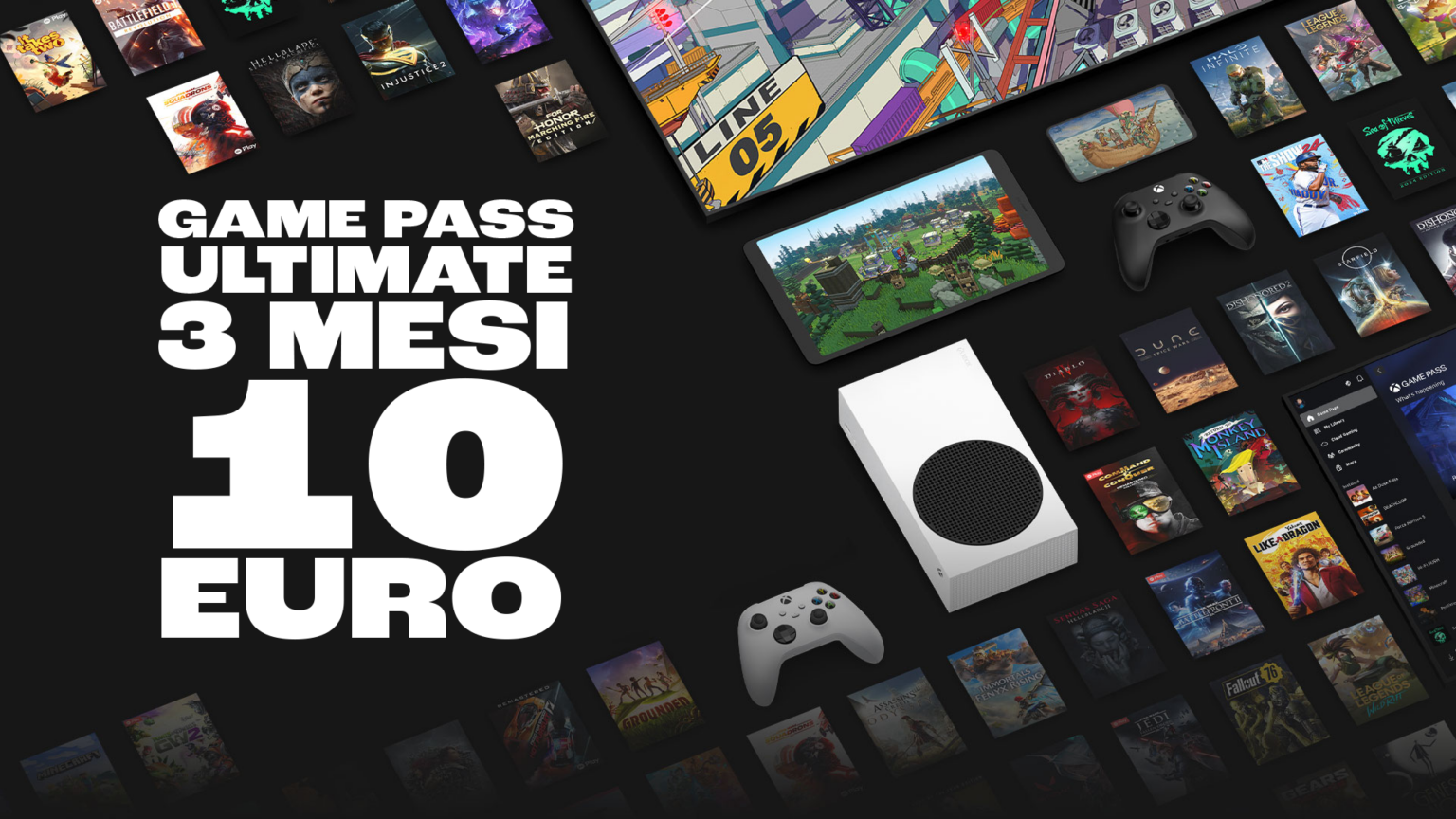 Xbox Game Pass Ultimate: 3 mesi a meno di 10€ | Guida