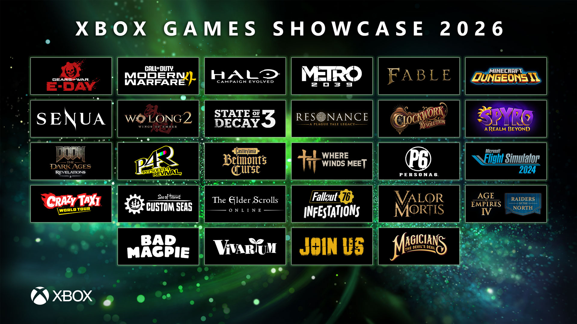 XBOX Games Showcase 2026 Recap Image