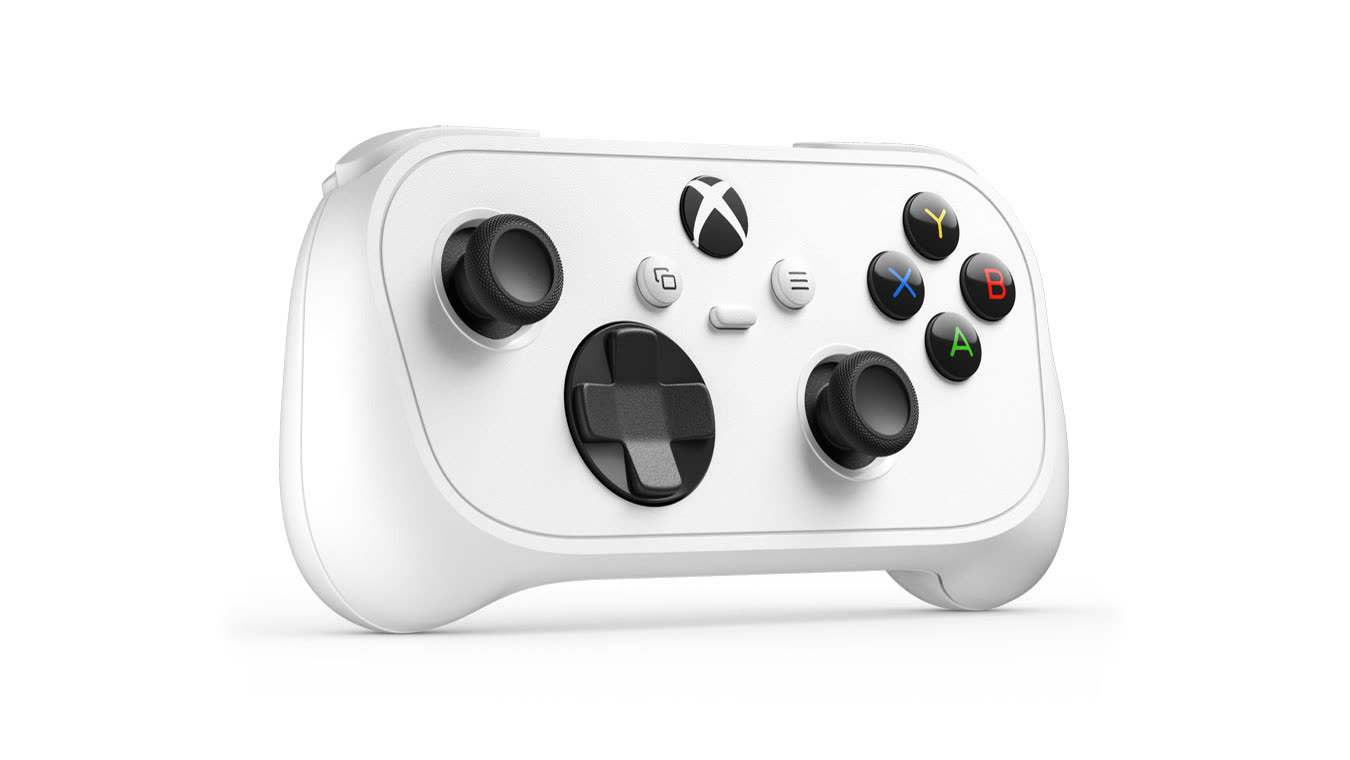 Xbox Nano Controller visto in prospettiva