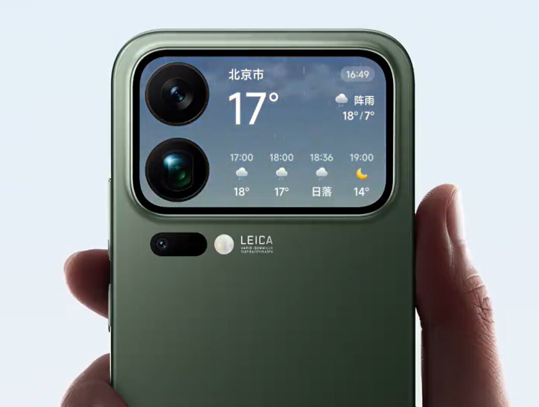 Xiaomi 17 Pro Back Screen Features 1