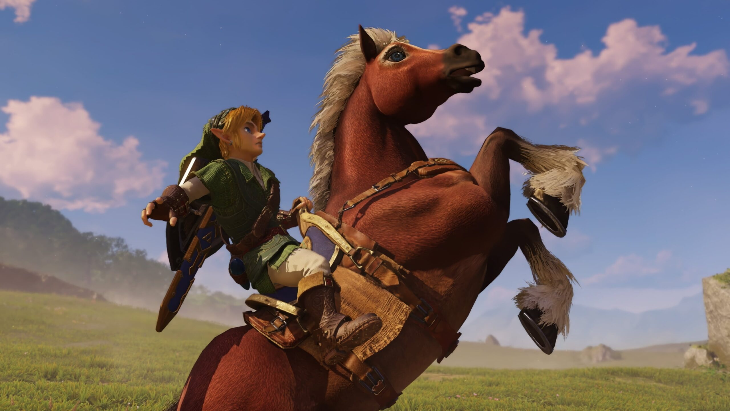 Uno scenario ricostruito di Hyrule