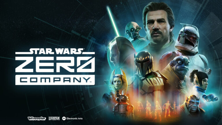 Key art ufficiale di Star Wars Zero Company con la squadra di operatori